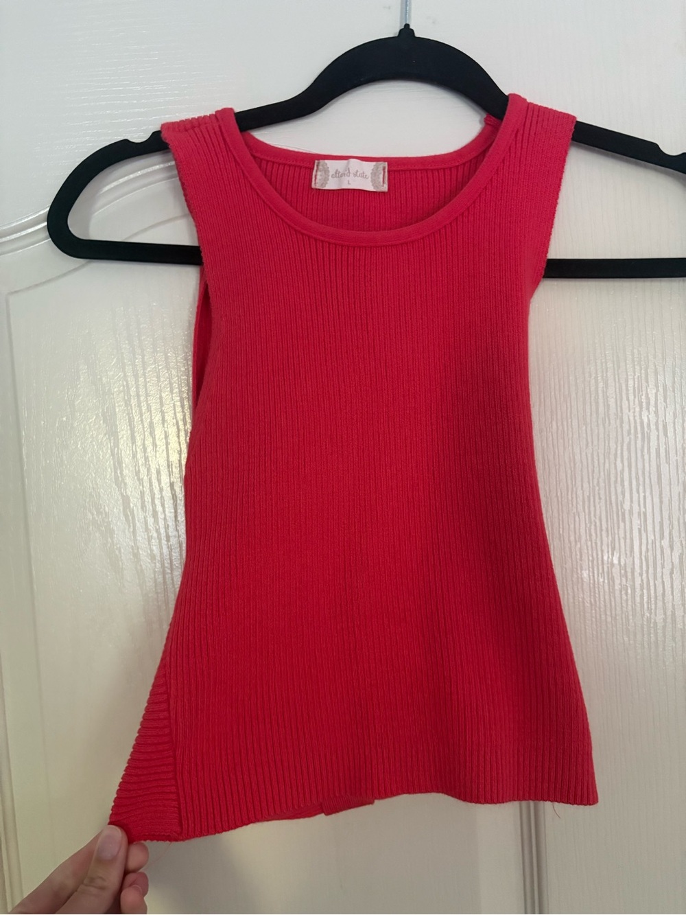 Hot Pink Altar’d State Ribbed Tank